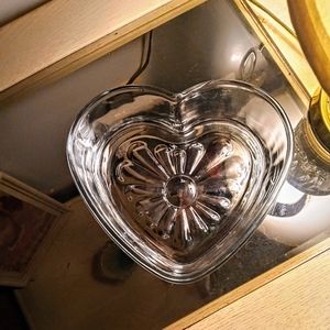 Classy Libbey Heart-Shaped Dish